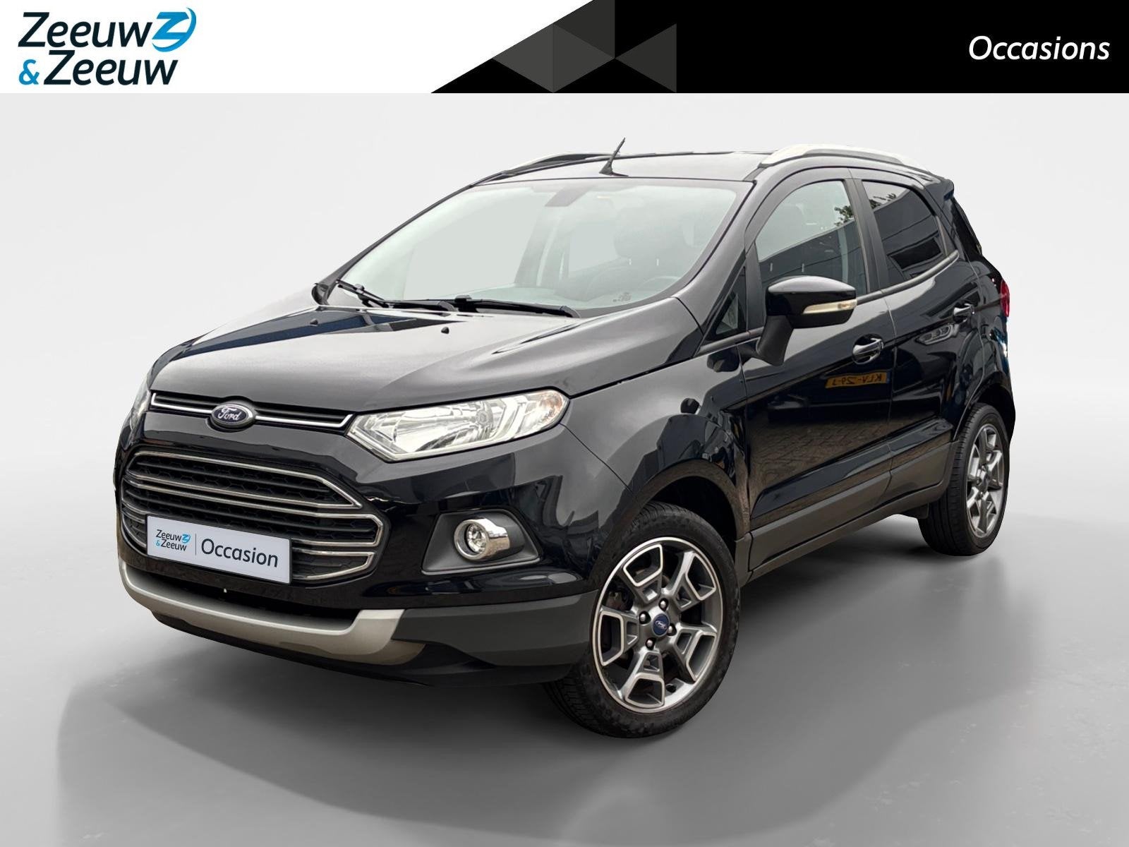 Ford EcoSport 1.5 Ti-VCT Titanium | Dealeronderhouden! | Tre, Auto's, Euro 6, 400 kg, Leder en Stof, Zwart