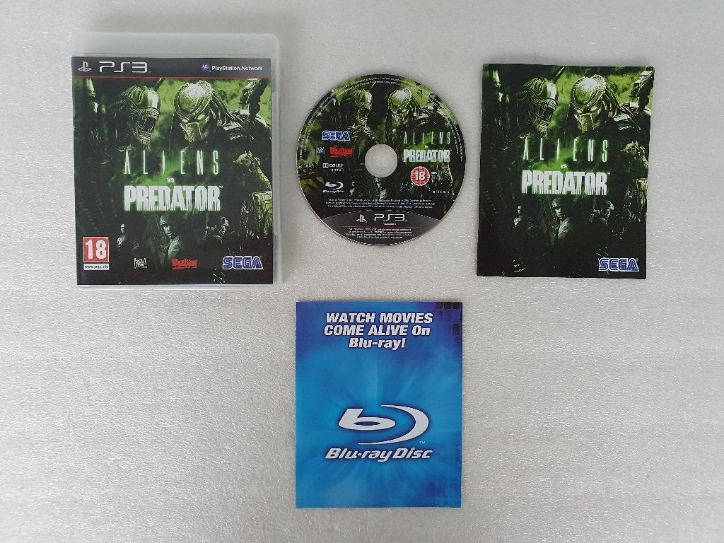 PS3: Aliens vs Predator, Spelcomputers en Games, Gebruikt, Vanaf 18 jaar, Vechten, 1 speler