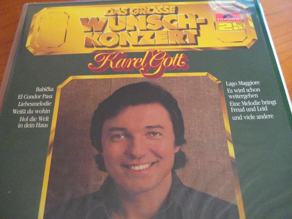 2 LPs, Karel Gott: Das große Wunschkonzert, Cd's en Dvd's, Vinyl | Pop, Ophalen of Verzenden, Zo goed als nieuw, 12 inch