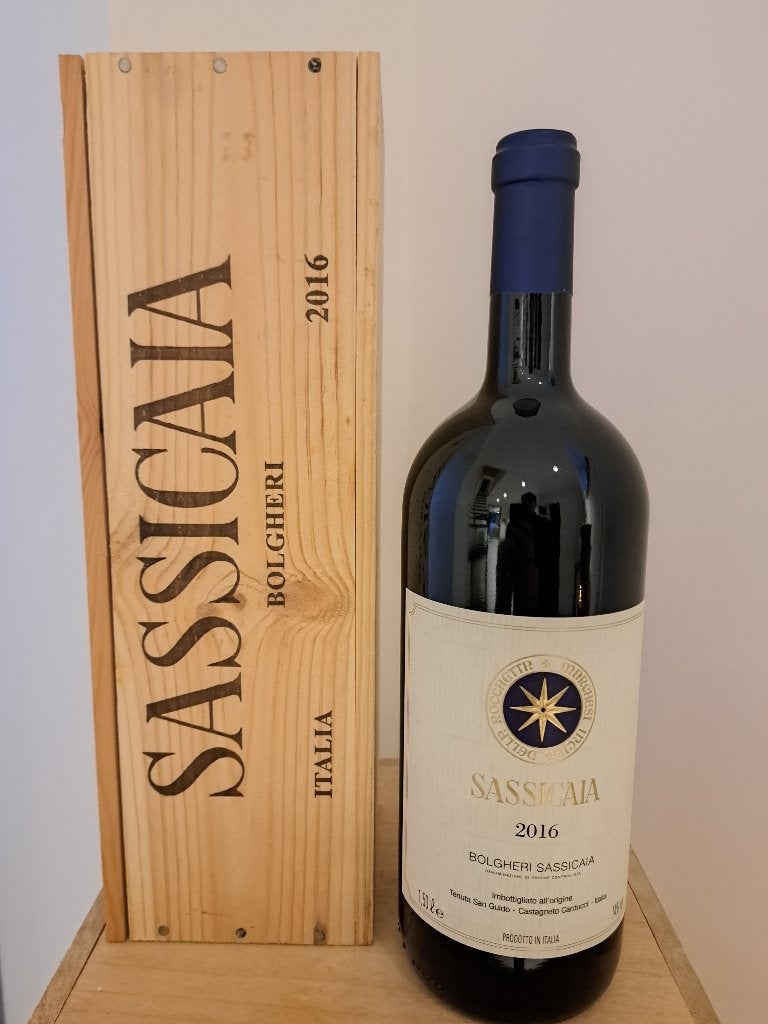 Sassicaia magnum 2016, Nieuw, Rode wijn, Vol, Italië