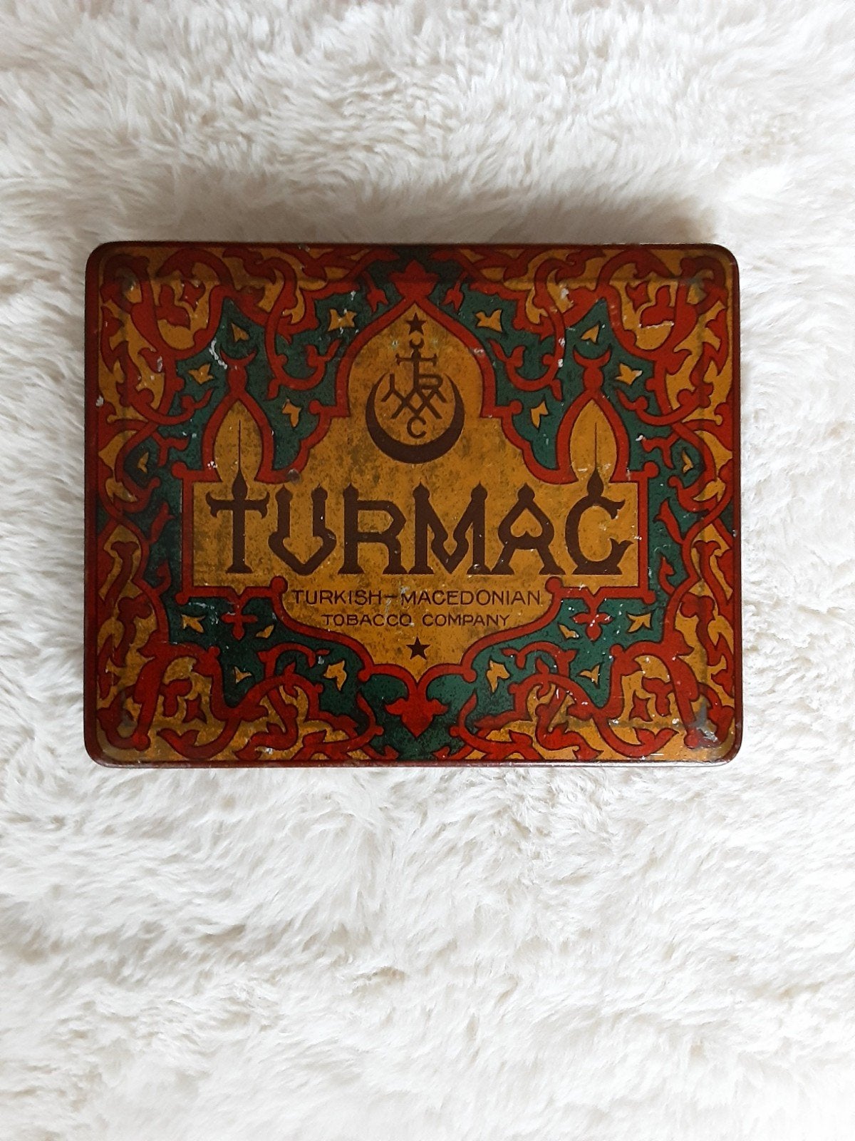 SIGARETTEN BLIK , TURMAC. 1920/1925., Ophalen of Verzenden, Gebruikt, Overige