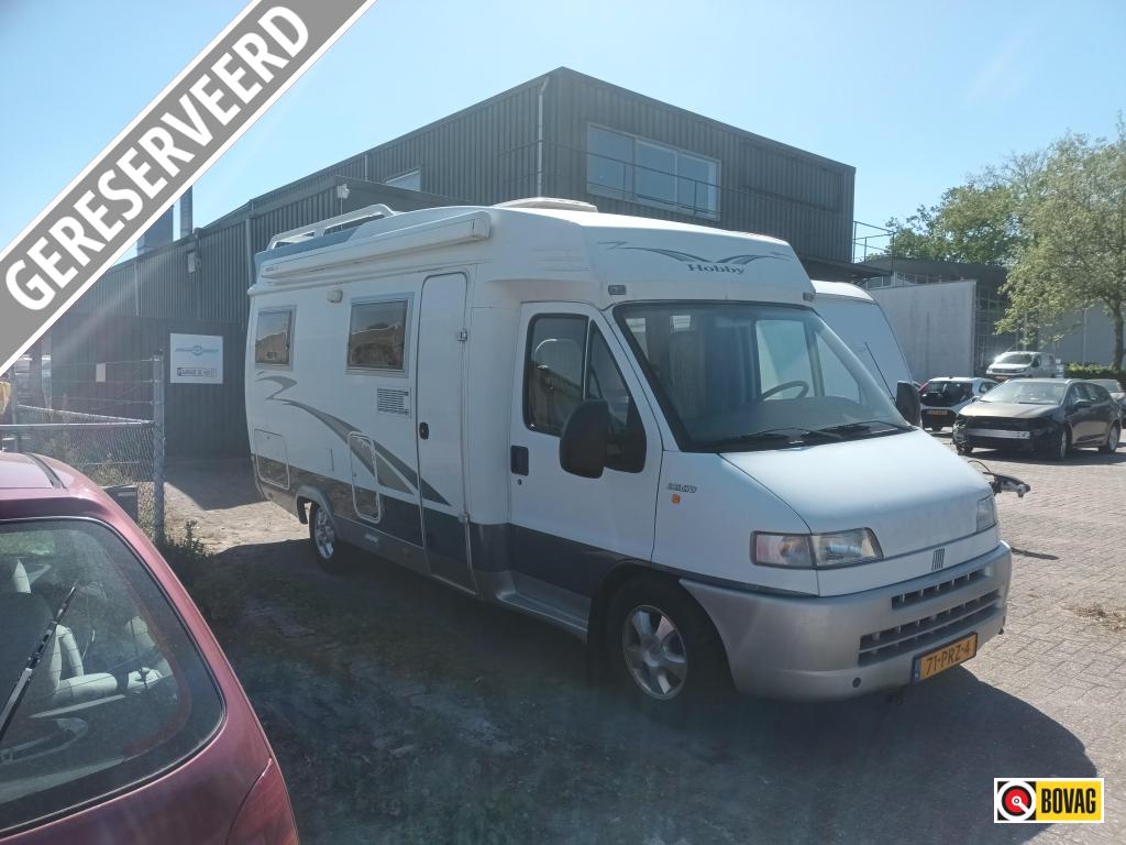 Fiat Ducato 2.8 JTD HOBBY 600, Caravans en Kamperen, Campers, Ringverwarming, Reservewiel, Tot en met 2, Bedrijf