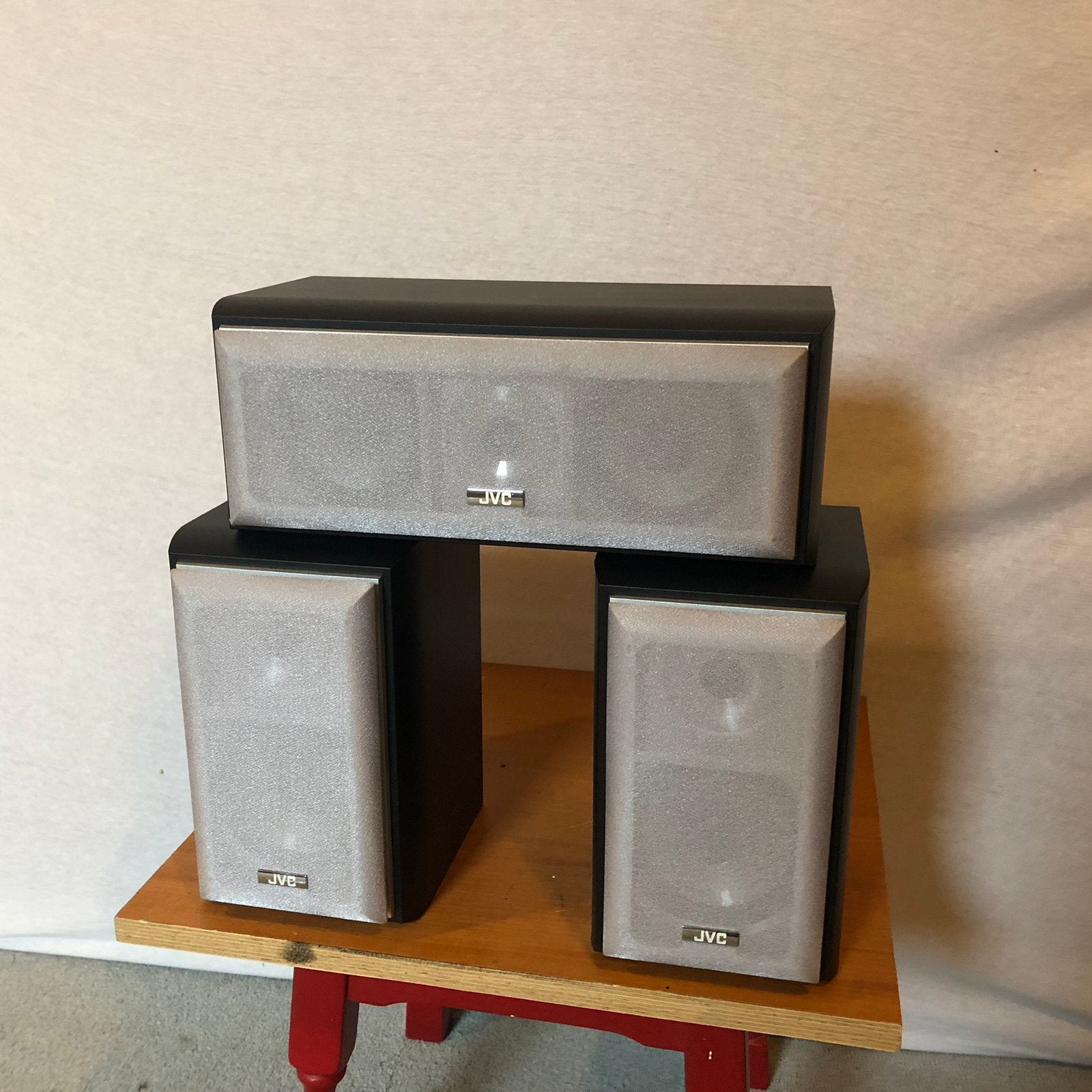 JVC satellieten en center., Audio, Tv en Foto, Ophalen, Gebruikt, 60 tot 120 watt, JVC