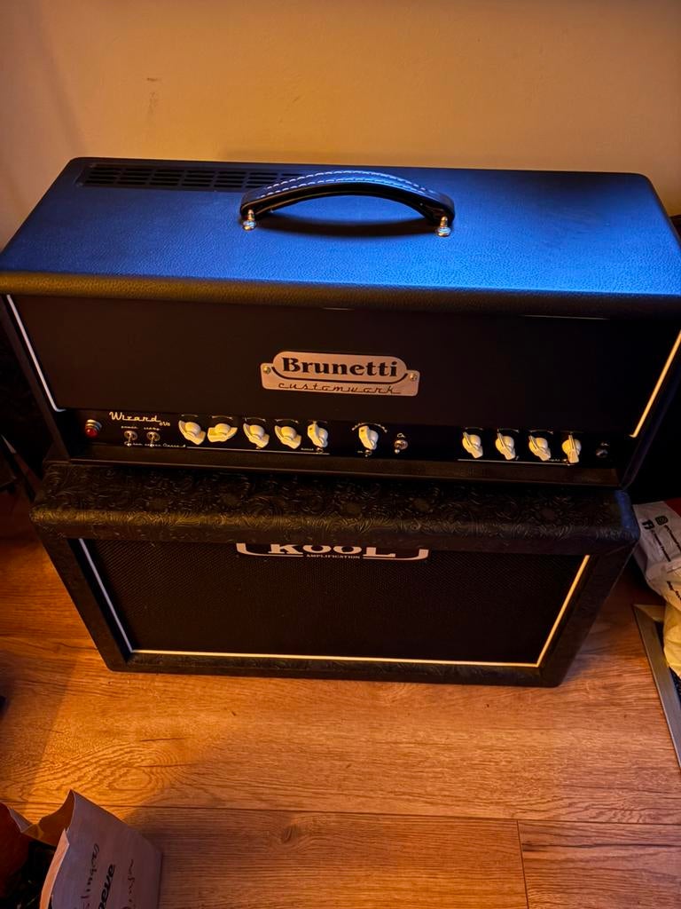 Brunetti customworks wizard 6V6 top evt K&E 212 cab. Ruil?, Muziek en Instrumenten, Ophalen of Verzenden, Zo goed als nieuw, Minder dan 50 watt