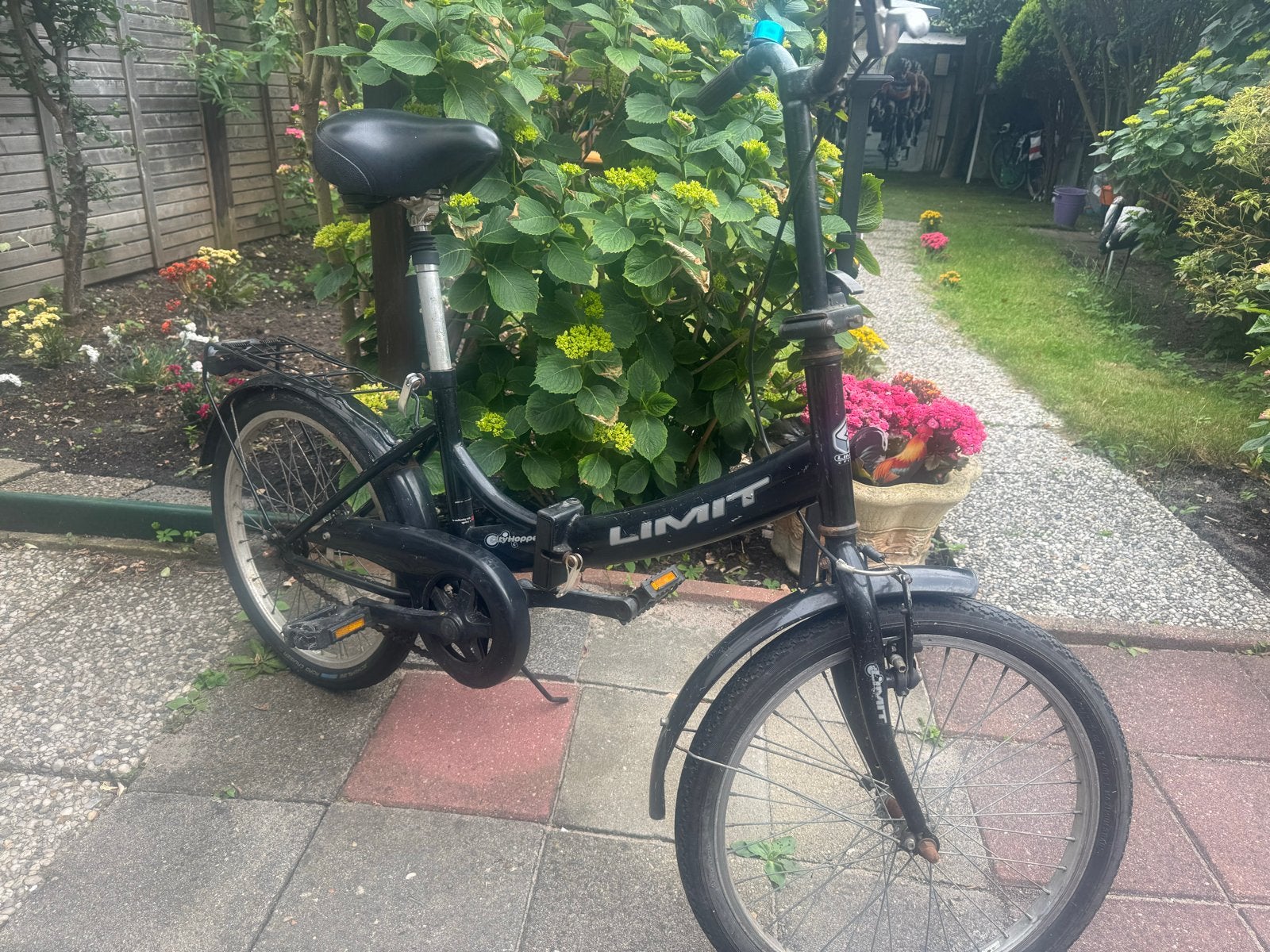 Opvouwbare fiets Limit CityHopper - Compact en handig, Fietsen en Brommers, Fietsen | Vouwfietsen, 20 inch of meer, Gebruikt, Velgrem