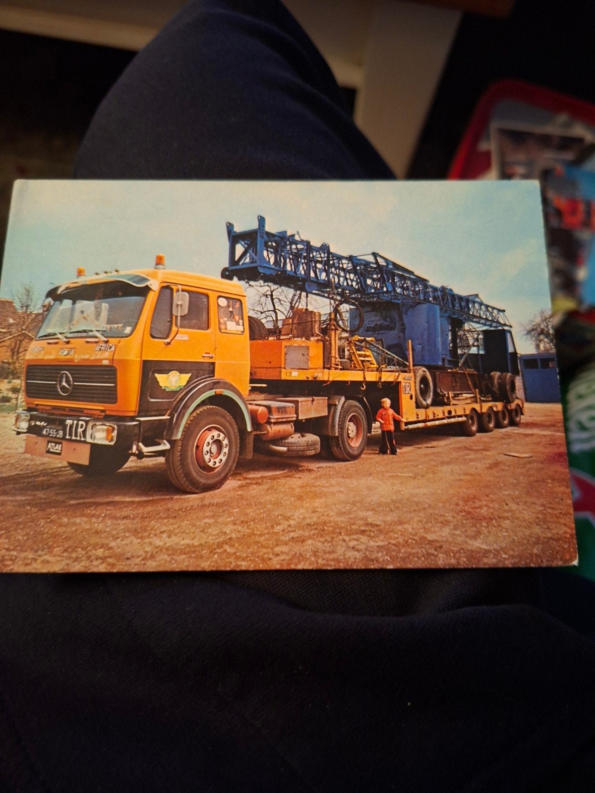 Oude ansichtkaart JAF Transport b.v. Hoogblokland, Ophalen of Verzenden, 1960 tot 1980, Gelopen
