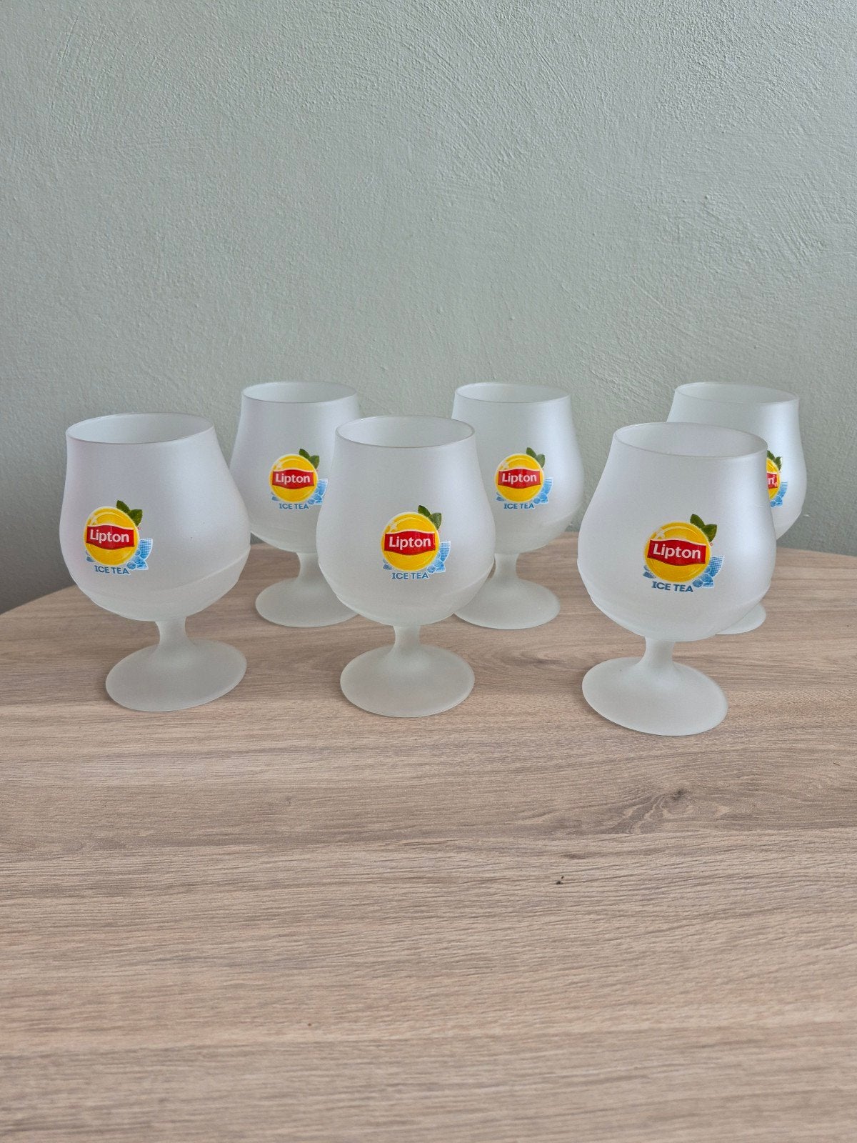 6x Nieuwe Lipton Ice Tea Glazen, Ophalen of Verzenden, Nieuw