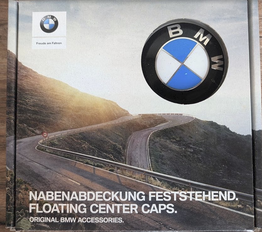 BMW stilstaande naafdoppen 120mm, Auto diversen, Ophalen of Verzenden, Gebruikt