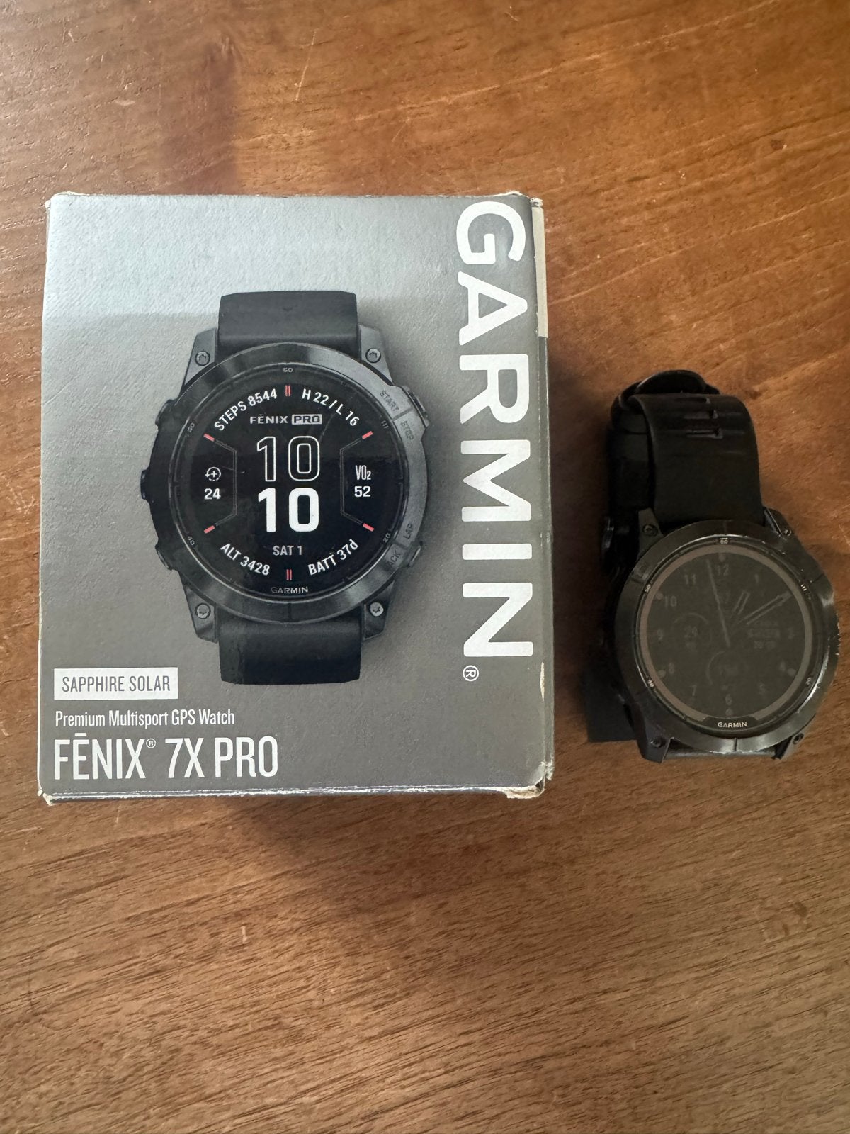 Garmin Fenix 7X Pro sporthorloge sept‘23 - Compleet met doos