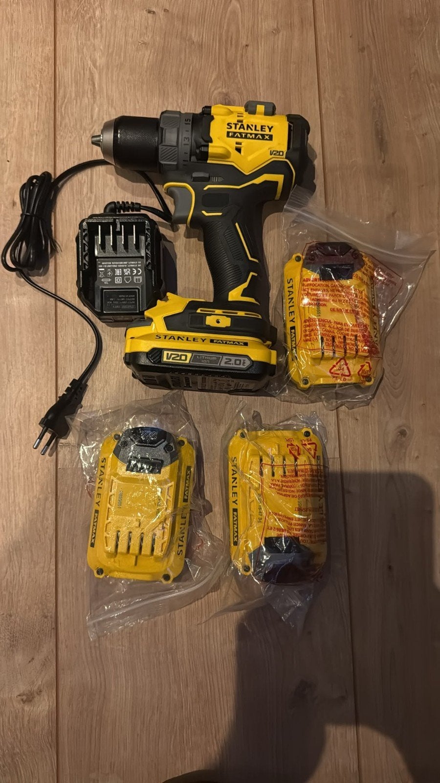Stanley Fatmax V20 Boormachine, Ophalen, Variabele snelheid, Nieuw, Boor- en Schroefmachine
