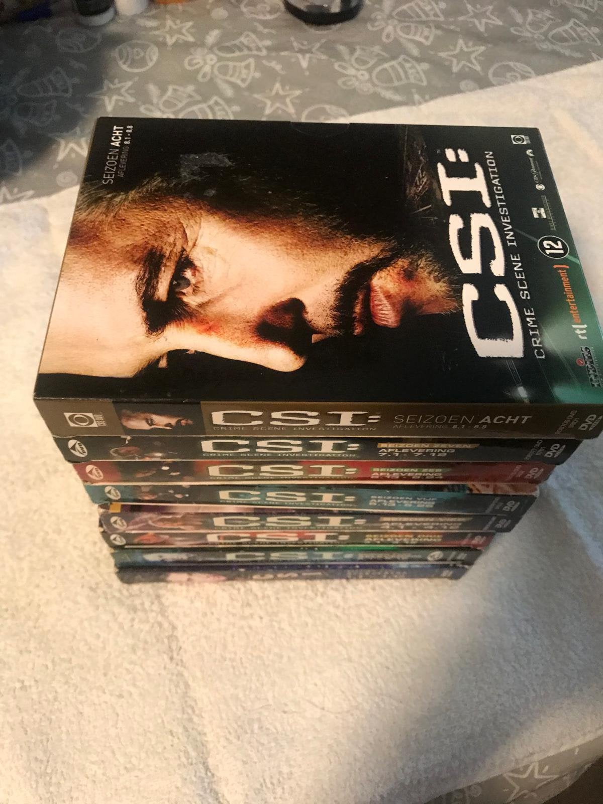 CSI Verzamelbox 8 Dvd’s seizoen 1 t/m 8, Vanaf 12 jaar, Ophalen of Verzenden, Zo goed als nieuw, Actie en Avontuur