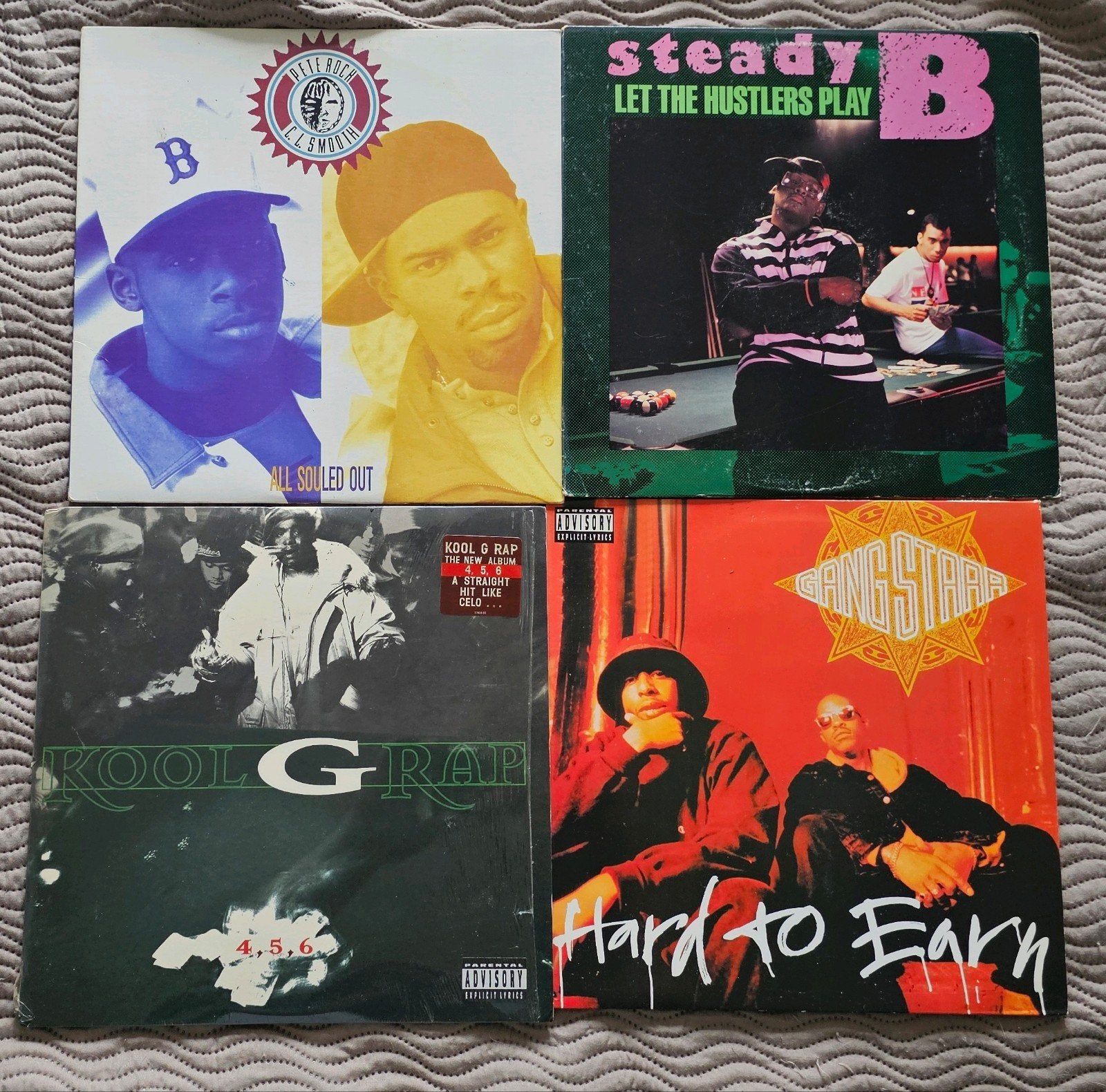 Diverse hiphop vinylplaten - Kool G Rap, Steady B, Ophalen of Verzenden, Gebruikt