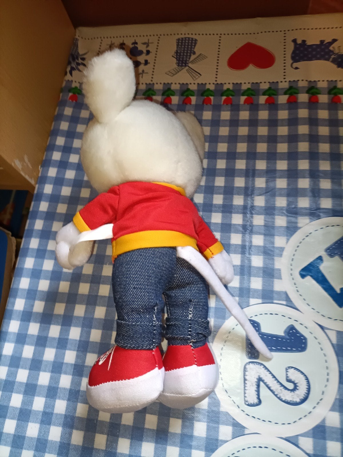 Stuart Little muis knuffel van Boek E. B. White  30 cm, Ophalen of Verzenden, Zo goed als nieuw, Overige typen