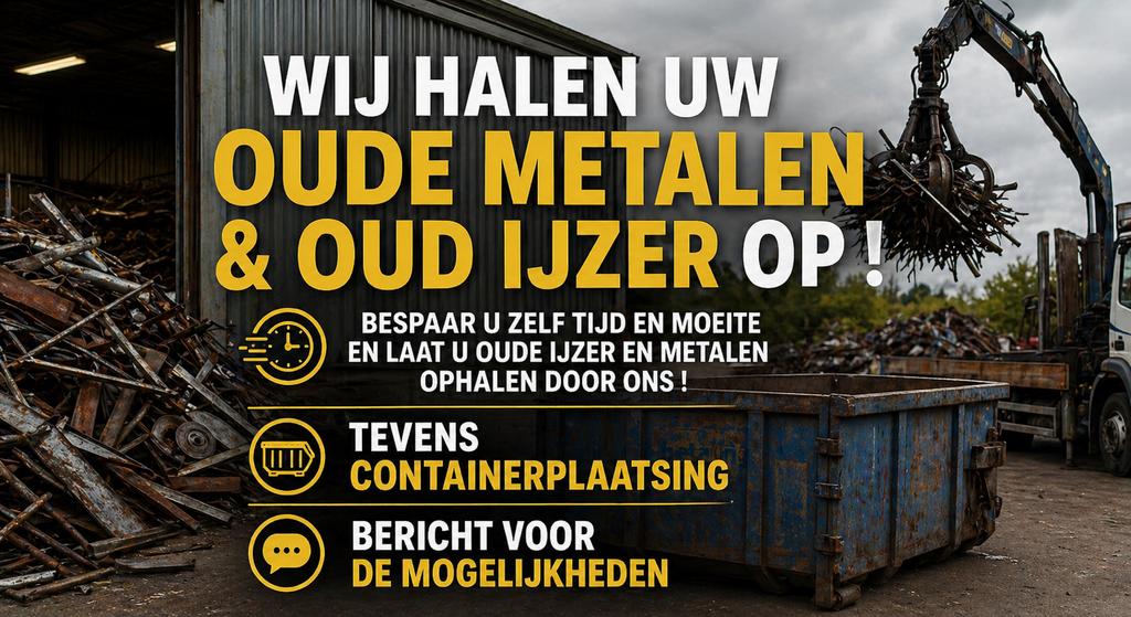 WIJ KOPEN IJZER EN METALEN, Ophalen of Verzenden