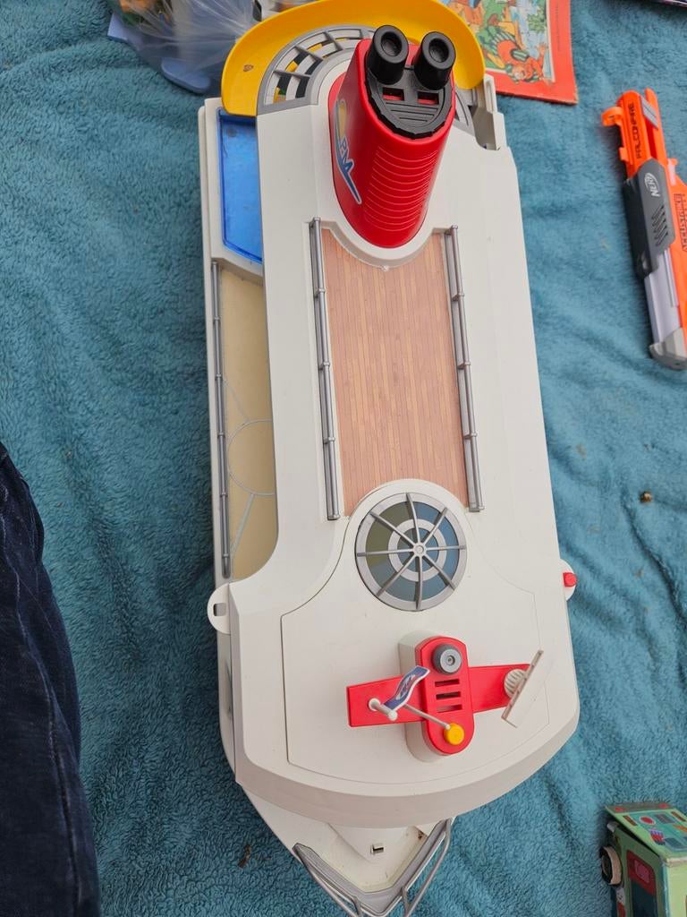 Playmobil cruiseschip met accessoires, Kinderen en Baby's, Speelgoed | Playmobil, Ophalen of Verzenden, Gebruikt