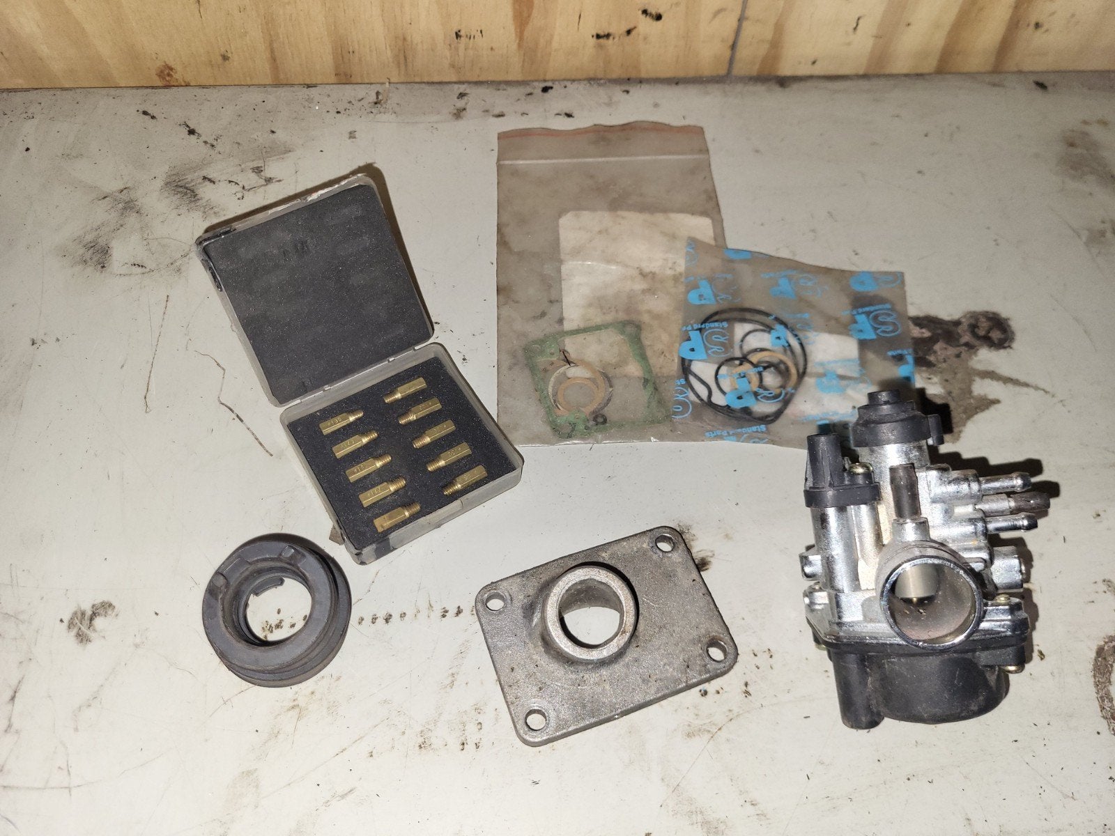 dellorto carburateur 17.5 mm derbi rieju beta, Ophalen, Gebruikt, Carburateur, Derbi senda