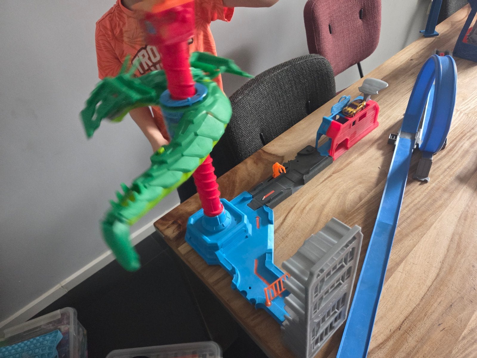 Hotwheels Dragon City Air Attack, Ophalen, Hot Wheels, Handmatig, Racebaan
