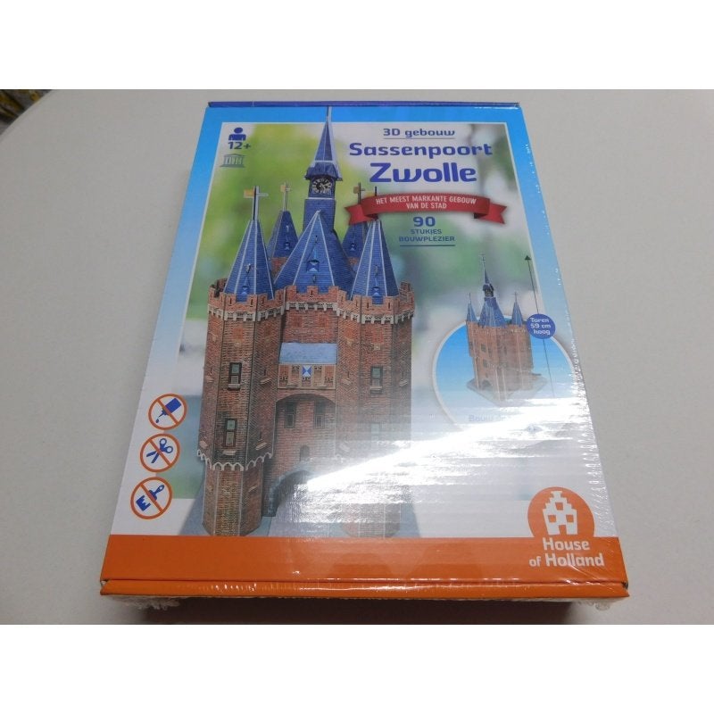 3D Puzzel Sassenpoort Zwolle, Ophalen of Verzenden, Minder dan 500 stukjes, Nieuw, Rubik's of 3D-puzzel