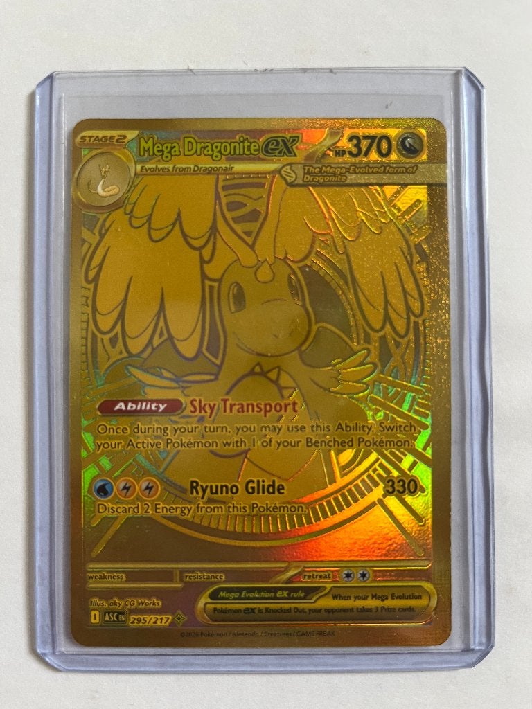 Pokemon Mega Dragonite EX 295/217, Ophalen of Verzenden, Nieuw, Losse kaart