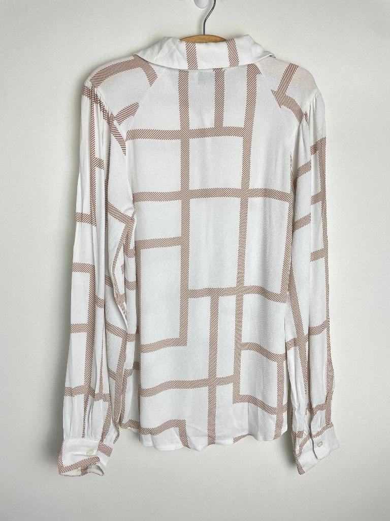Amaya Amsterdam Ashly blouse wit beige maat XS, Amsterdamsestraatweg 43 B, 1411AX Naarden, Wit, Ophalen of Verzenden, Zo goed als nieuw