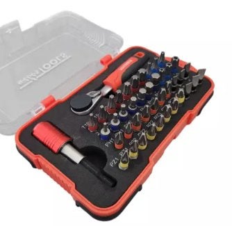 1/4'' Bitten set met Bitratel 43-delig, Doe-het-zelf en Verbouw, Gereedschap | Handgereedschap, Ophalen of Verzenden, Nieuw, Bitset