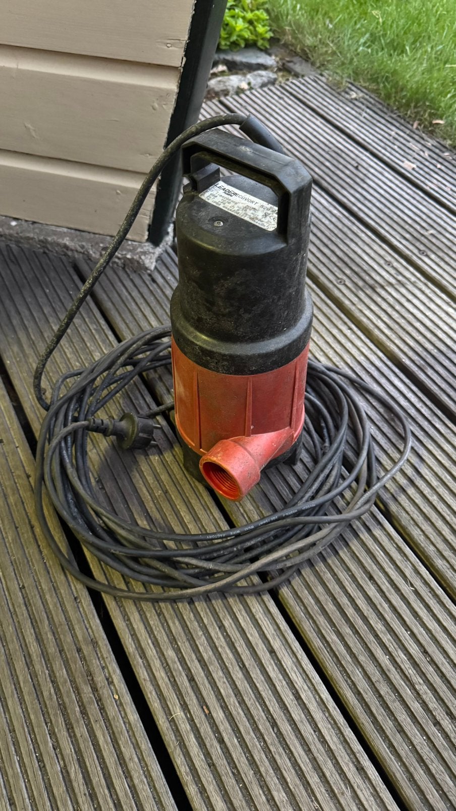 Dompelpomp Leader Ecovort 520, Tuin en Terras, Waterpompen, Ophalen, Gebruikt, Elektrisch, Dompelpomp