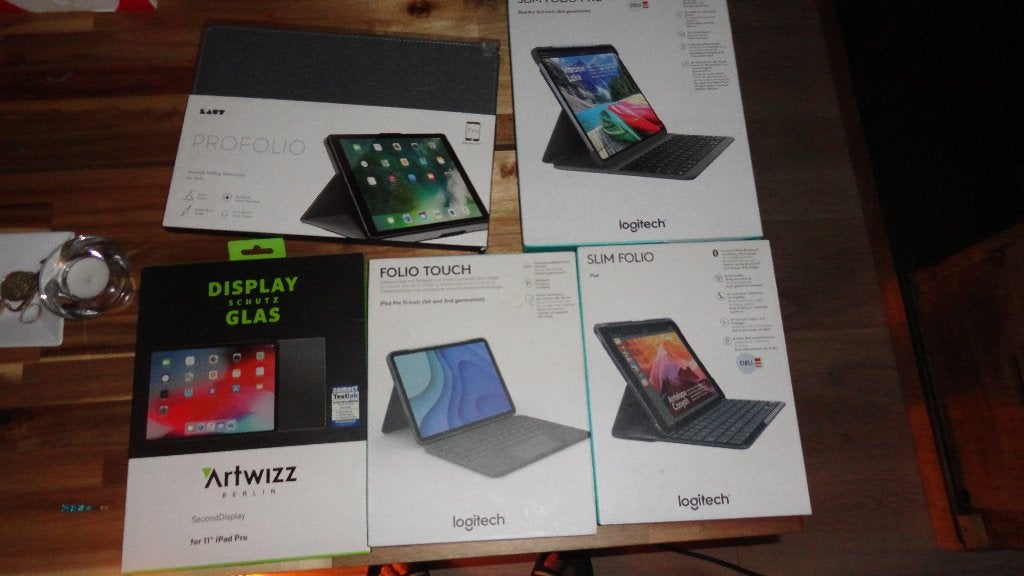 Logitech slim folio folio touch, Verzenden, Nieuw, Wit, Apple iPad