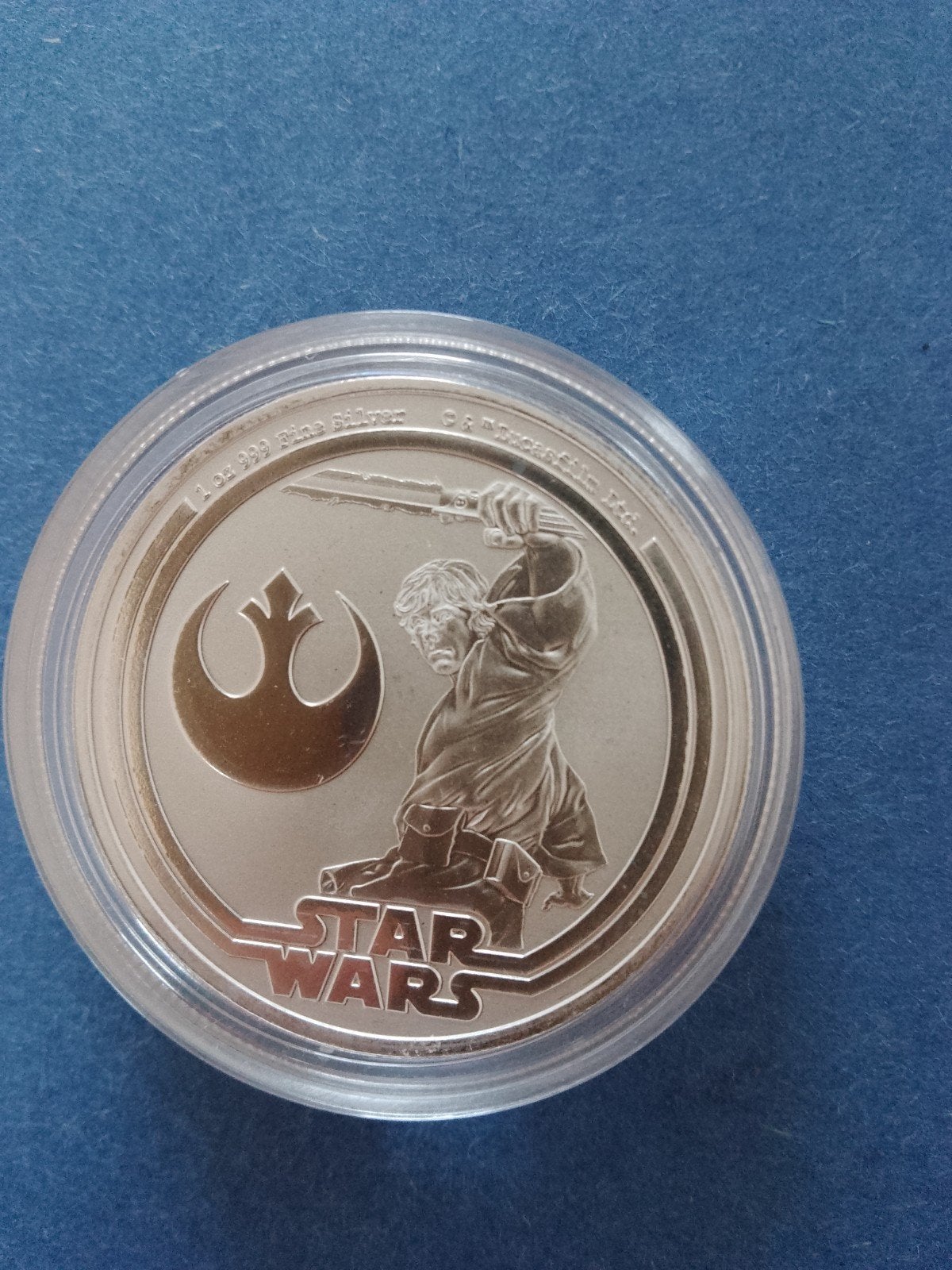 Luke Skywalker 2025 1 oz zilver, Ophalen of Verzenden, Zilver