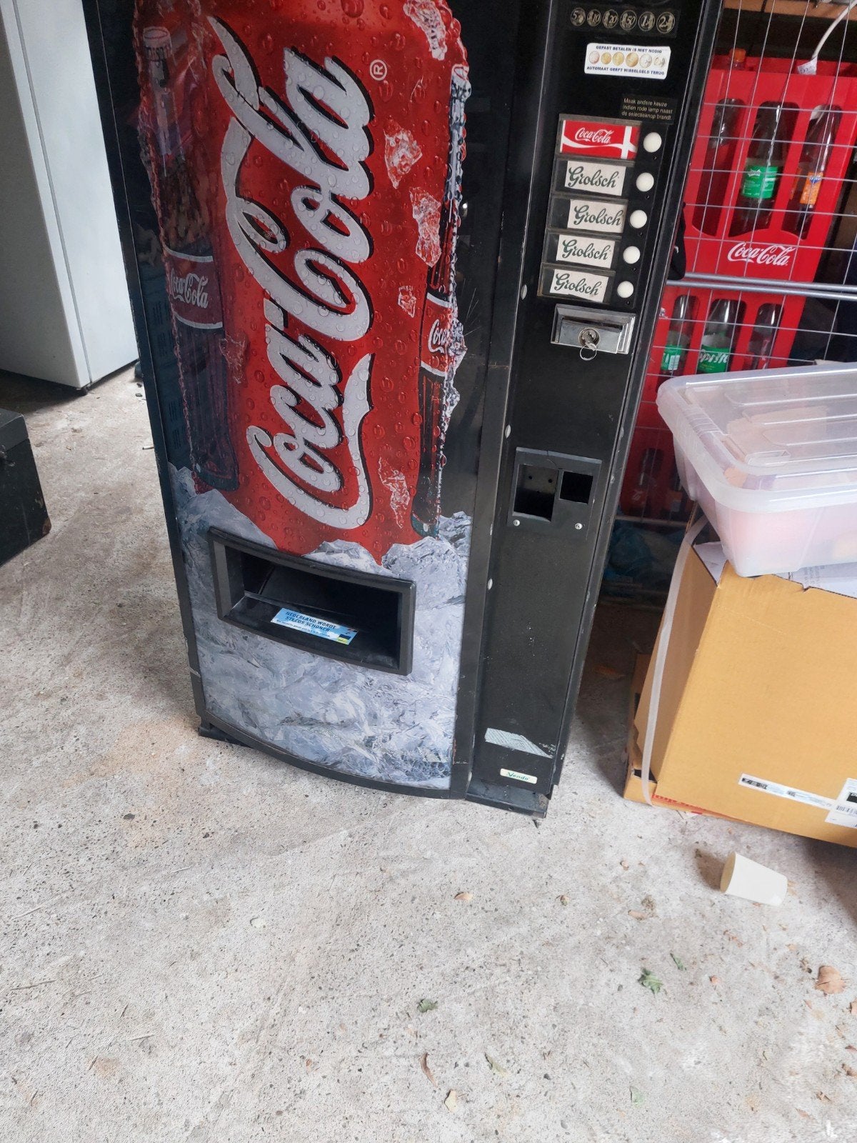 Cola automaat, Verzamelen, Automaten | Overige, Ophalen of Verzenden, Gebruikt
