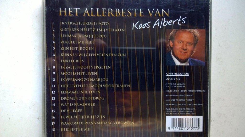 Koos Alberts - Het Allerbeste Van, Ophalen of Verzenden, Zo goed als nieuw, Levenslied of Smartlap