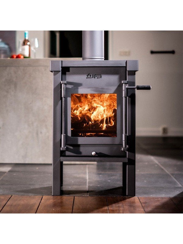 nieuwe Jacobus 6W Doorkijk houtkachel, Huis en Inrichting, Kachels, Ophalen, Vrijstaand, Hout, Nieuw