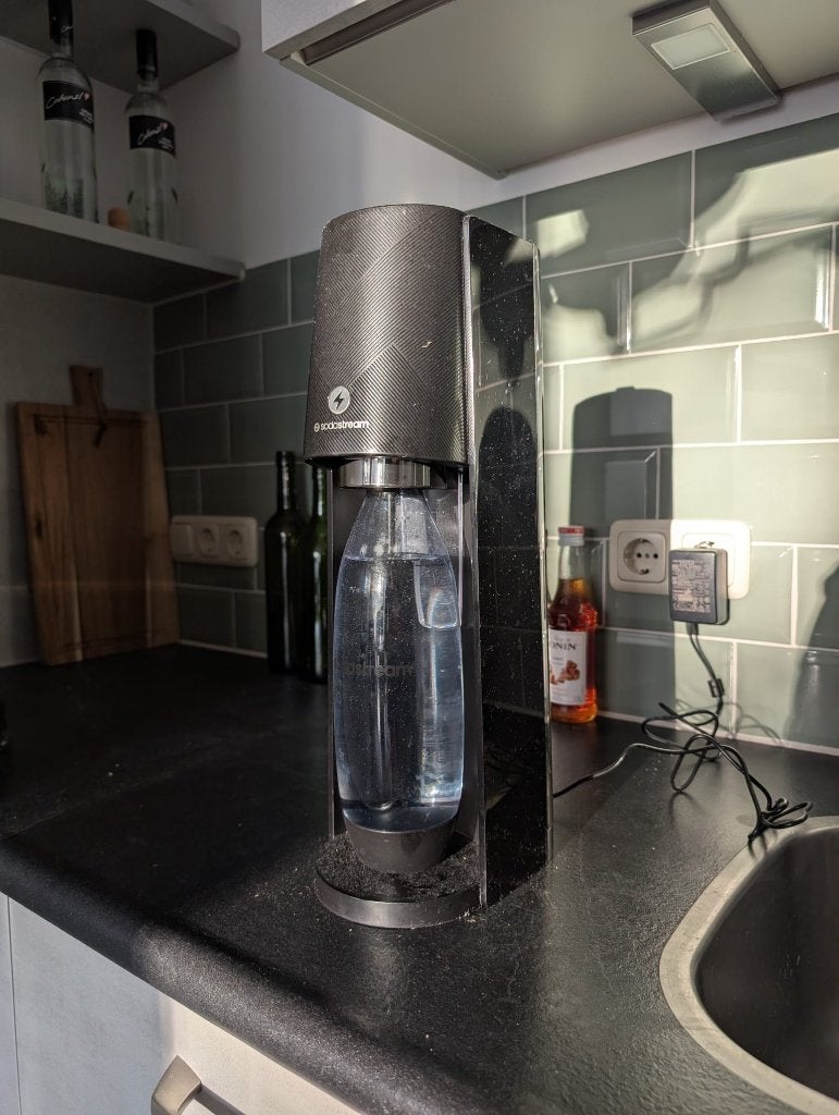 SodaStream E-Terra | volle cilinder, Witgoed en Apparatuur, Bruiswatermachines, Ophalen of Verzenden, Nieuw