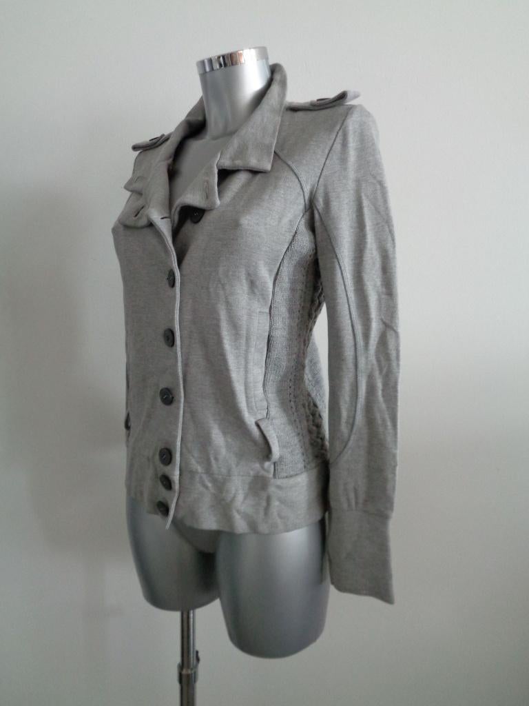 Patrizia Pepe grijs jasje, maat 2 - medium, origineel, Maat 38/40 (M), Verzenden, Zo goed als nieuw, Patrizia Pepe