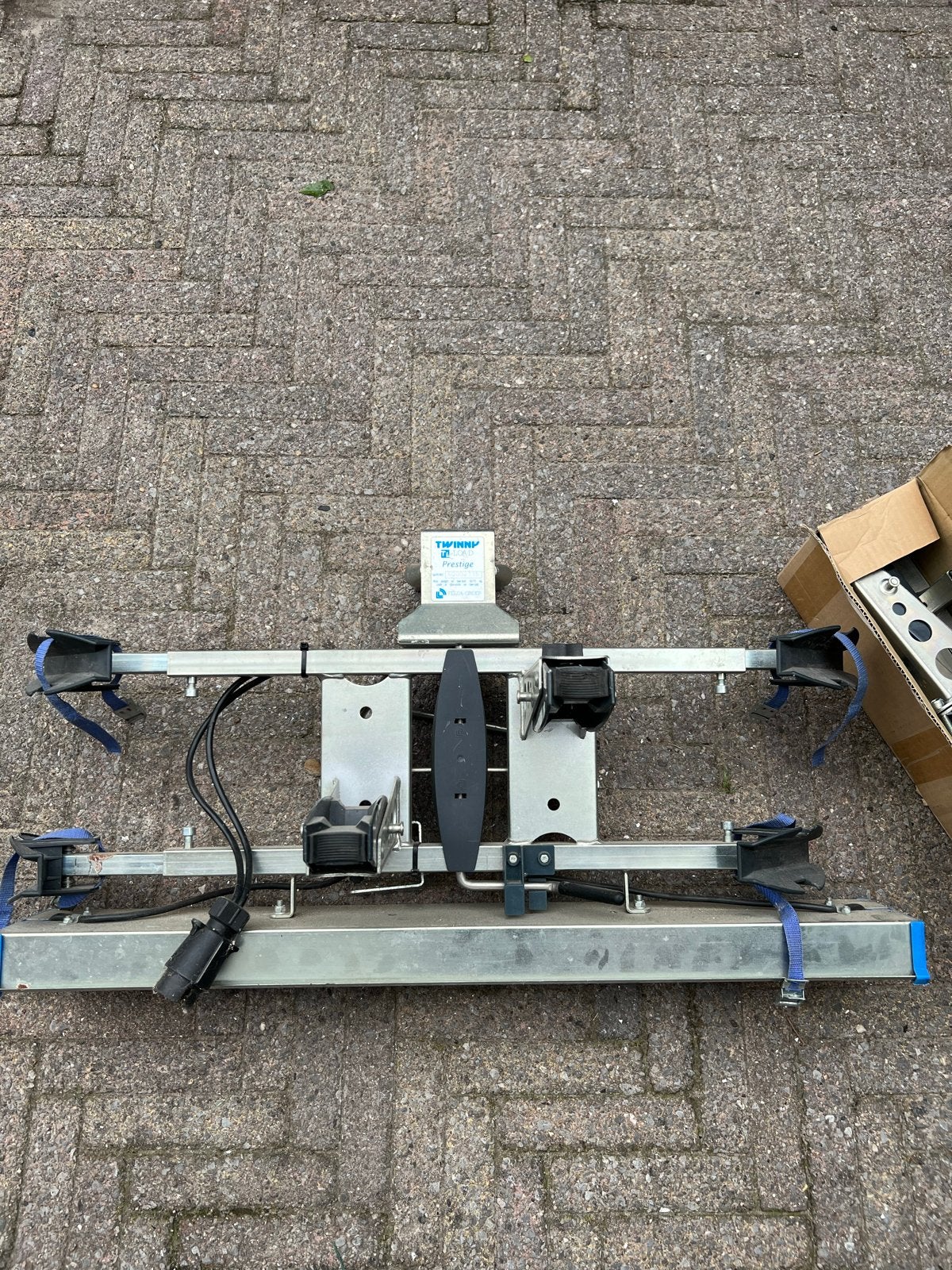 Twinny Load Prestige trekhaak fietsendrager, Ophalen, 2 fietsen, Gebruikt, Trekhaakdrager