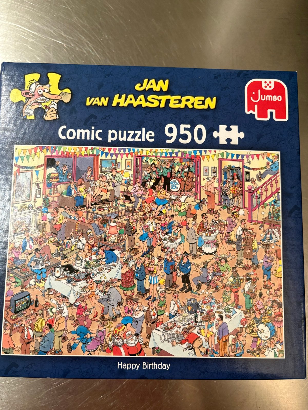 Jan van Haasteren Comic Puzzel - Happy Birthday (950 stukjes, Ophalen of Verzenden, Meer dan 50 stukjes, Zo goed als nieuw, 6 jaar of ouder