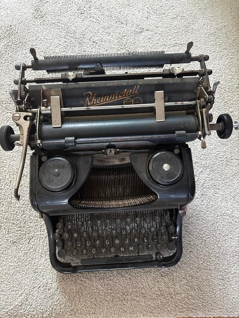 Rheinmettall Borsig typemachine, Diversen, Typemachines, Ophalen of Verzenden, Gebruikt