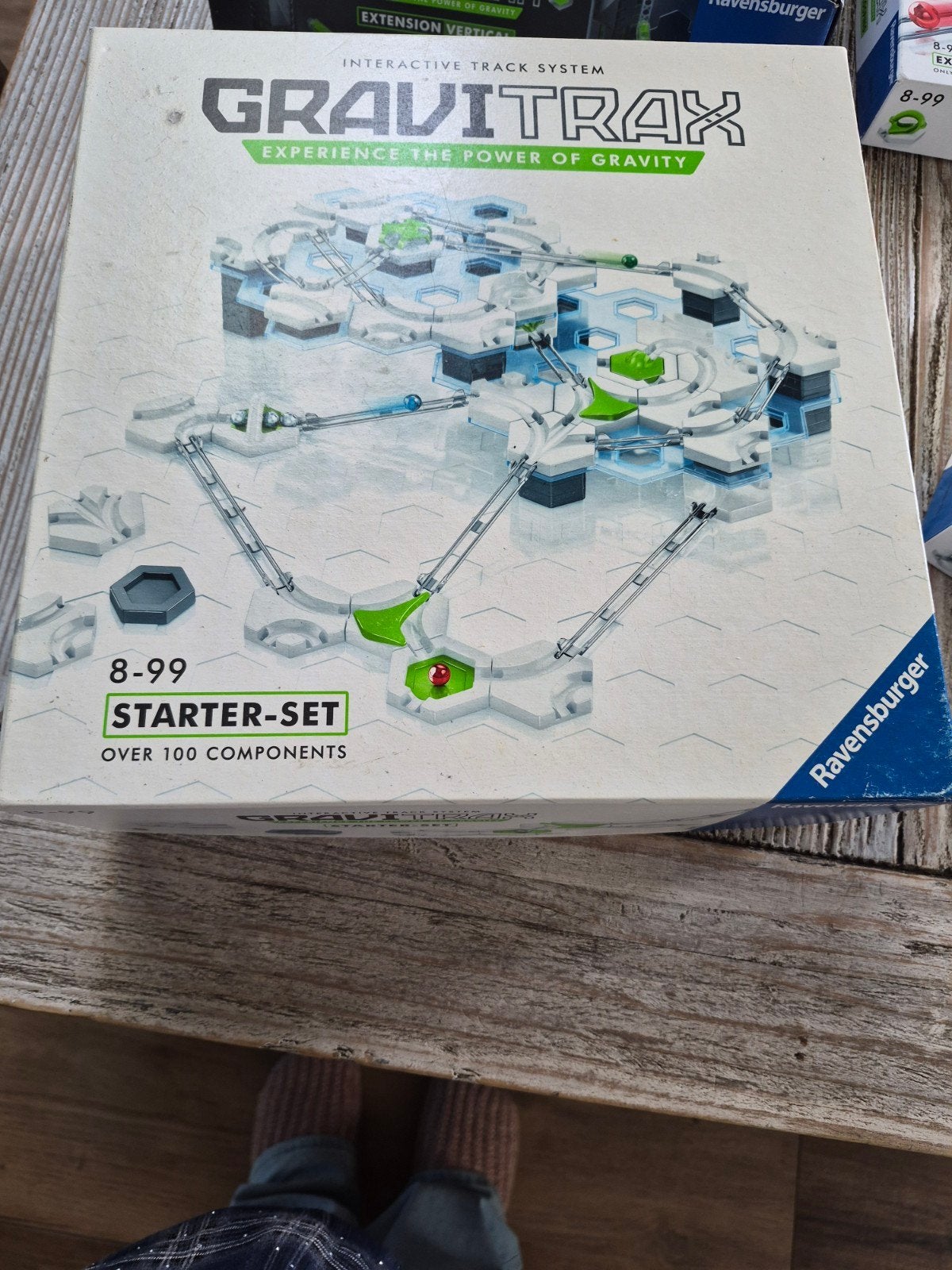 GraviTrax Starter-Set met uitbreidingen, Ophalen of Verzenden, Zo goed als nieuw, Bouwen