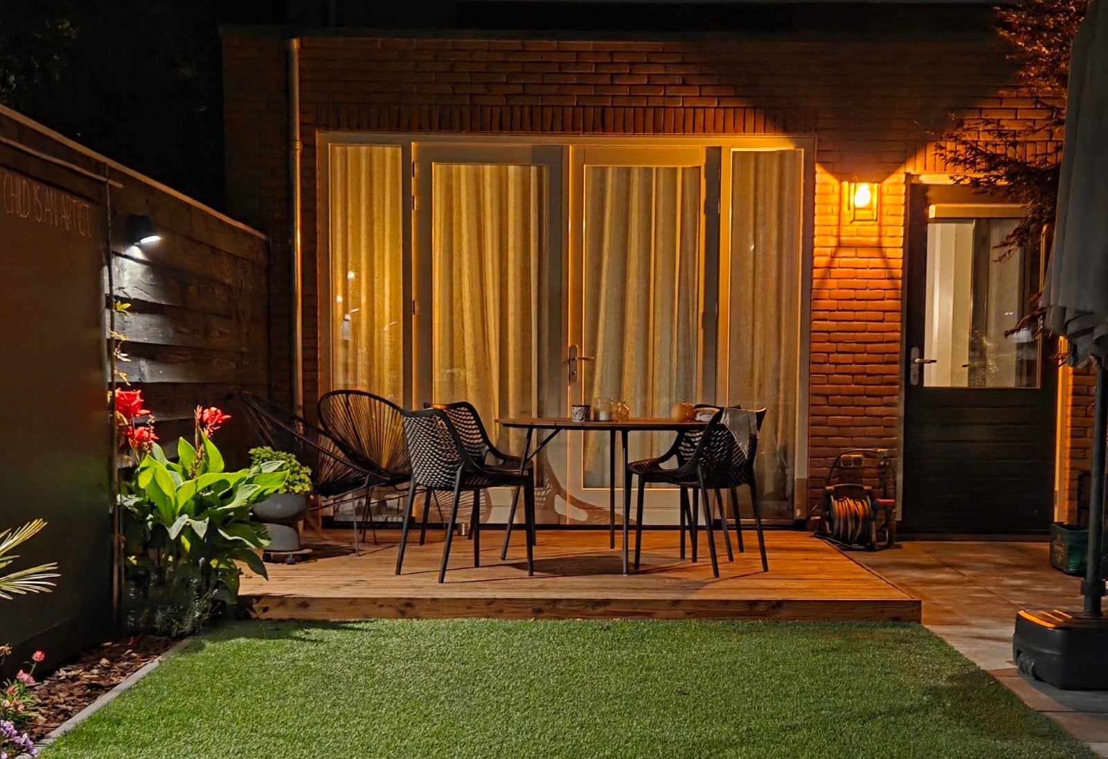 Buitenlamp Karwei Andor - Zwart, IP44, E27 max 60W, Tuin en Terras, Buitenverlichting, Gebruikt, Minder dan 50 watt, Wandlamp