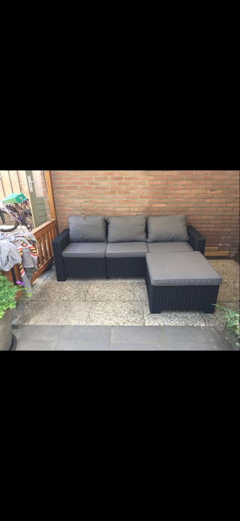 Allibert California Chaise Longue Loungeset, Ophalen, Kunststof, 3 zitplaatsen, Nieuw