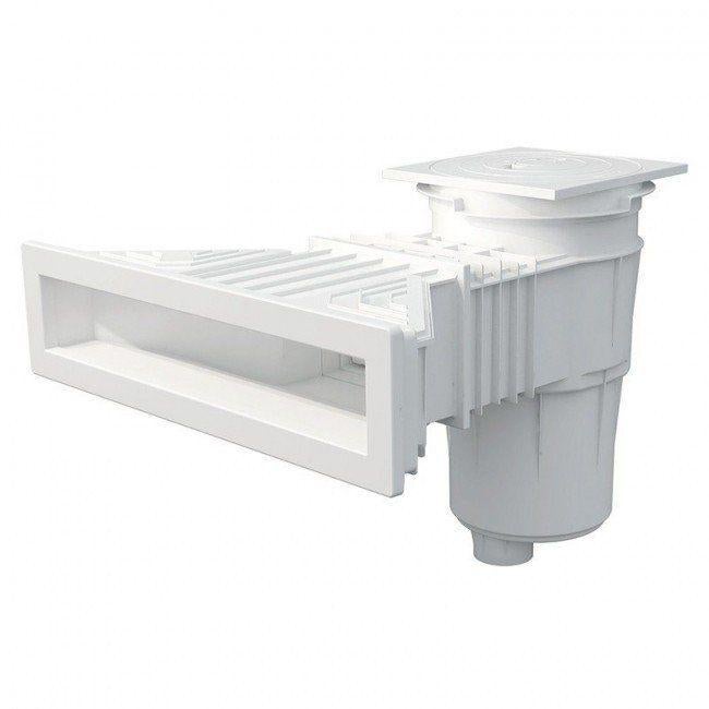 Astral hoog water skimmer – ABS Slim 17,5 liter - Wit, Ophalen, Nieuw, Skimmer