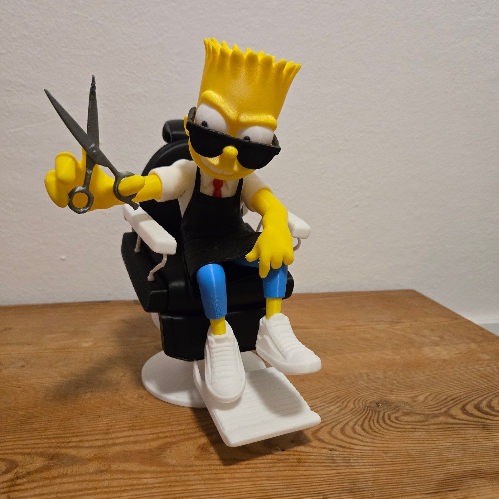 Bart Simpson Kapper Beeldje - Uniek Decoratie Item, Ophalen of Verzenden, Zo goed als nieuw, Jongen of Meisje