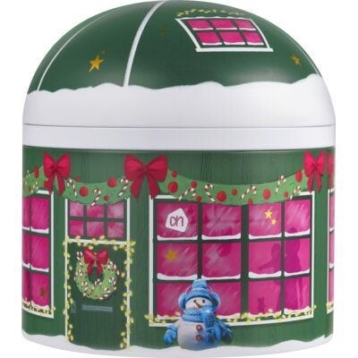 AH kerst koekblik Winterwonder, Ophalen