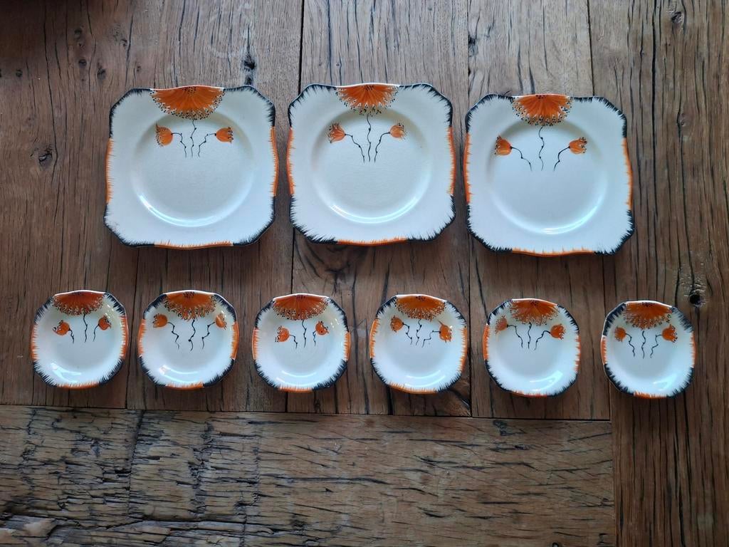 Servies Solian ware, Ophalen of Verzenden, Gebruikt, Overige stijlen, Kop(pen) en/of Schotel(s)
