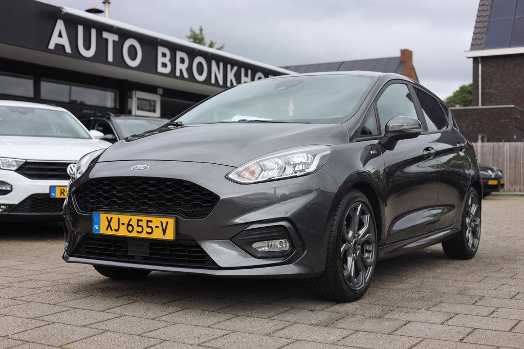 Ford Fiesta 1.0 ECOBOOST ST-LINE | NAVI | CARPLAY | NL AUTO, Auto's, Ford, Voorwielaandrijving, Gebruikt, Automatische klimaatregeling