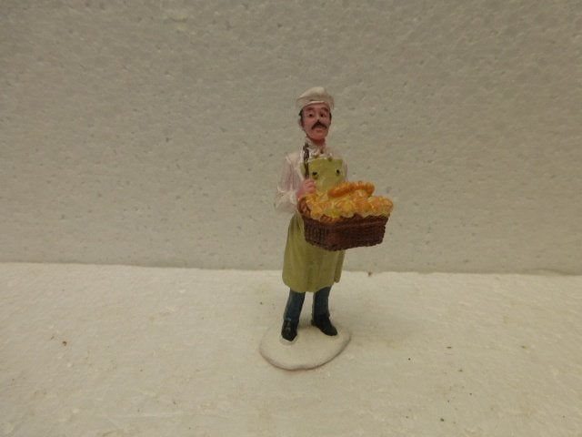 lemax bread delivery kerstdorp bakker poppetje figurine, Diversen, Ophalen of Verzenden, Zo goed als nieuw