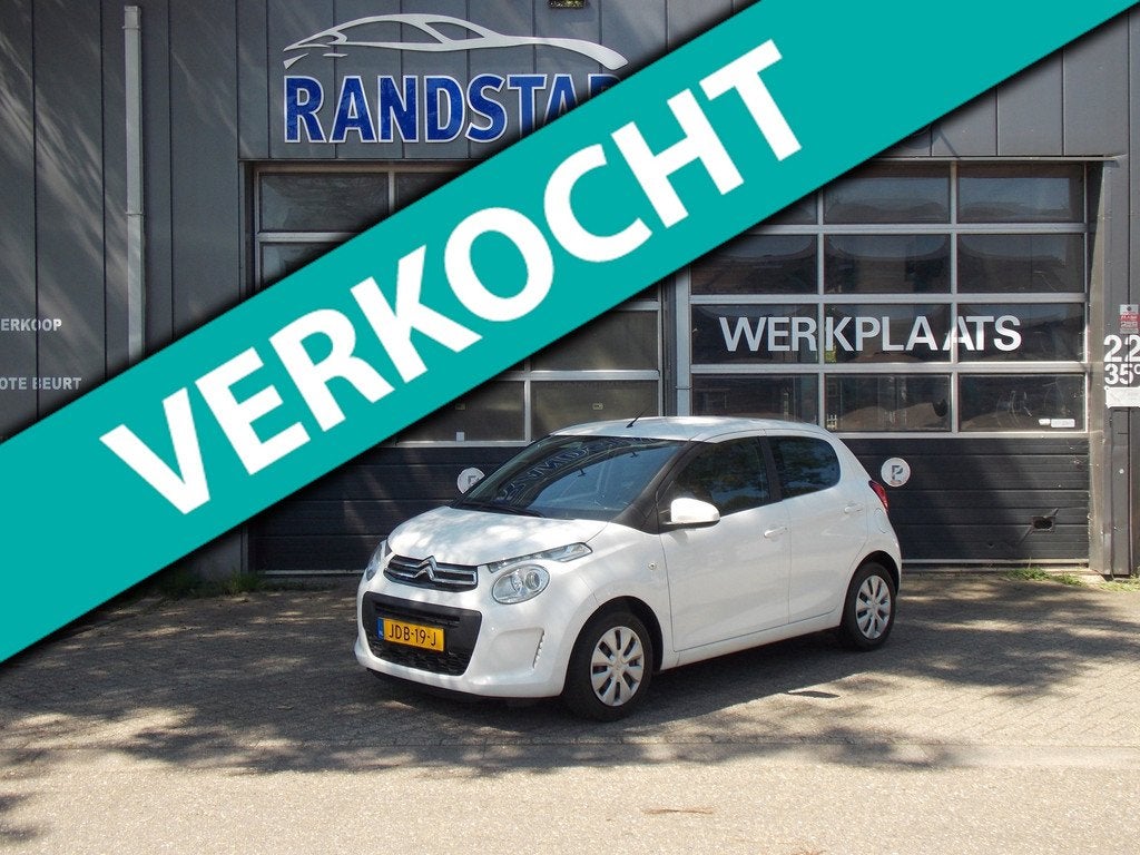 Citroen C1 1.0 VTi Feel Automaat Airco bluetooth Elek Pakket, Gebruikt, Euro 6, 4 stoelen, C1