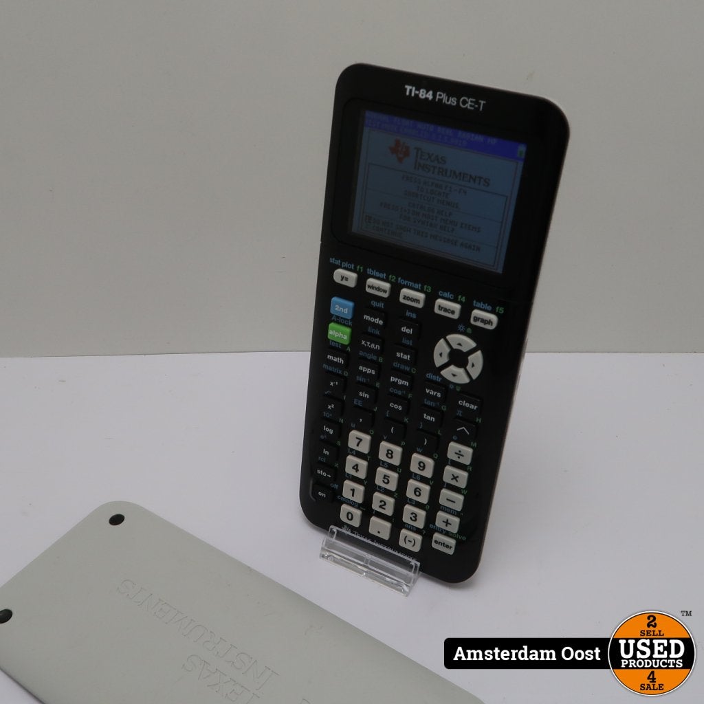 Texas Instruments TI-84 Plus CE-T Grafische Rekenmachine, Diversen, Schoolbenodigdheden, Texas Instruments, Gebruikt, Support@texasinstruments.com