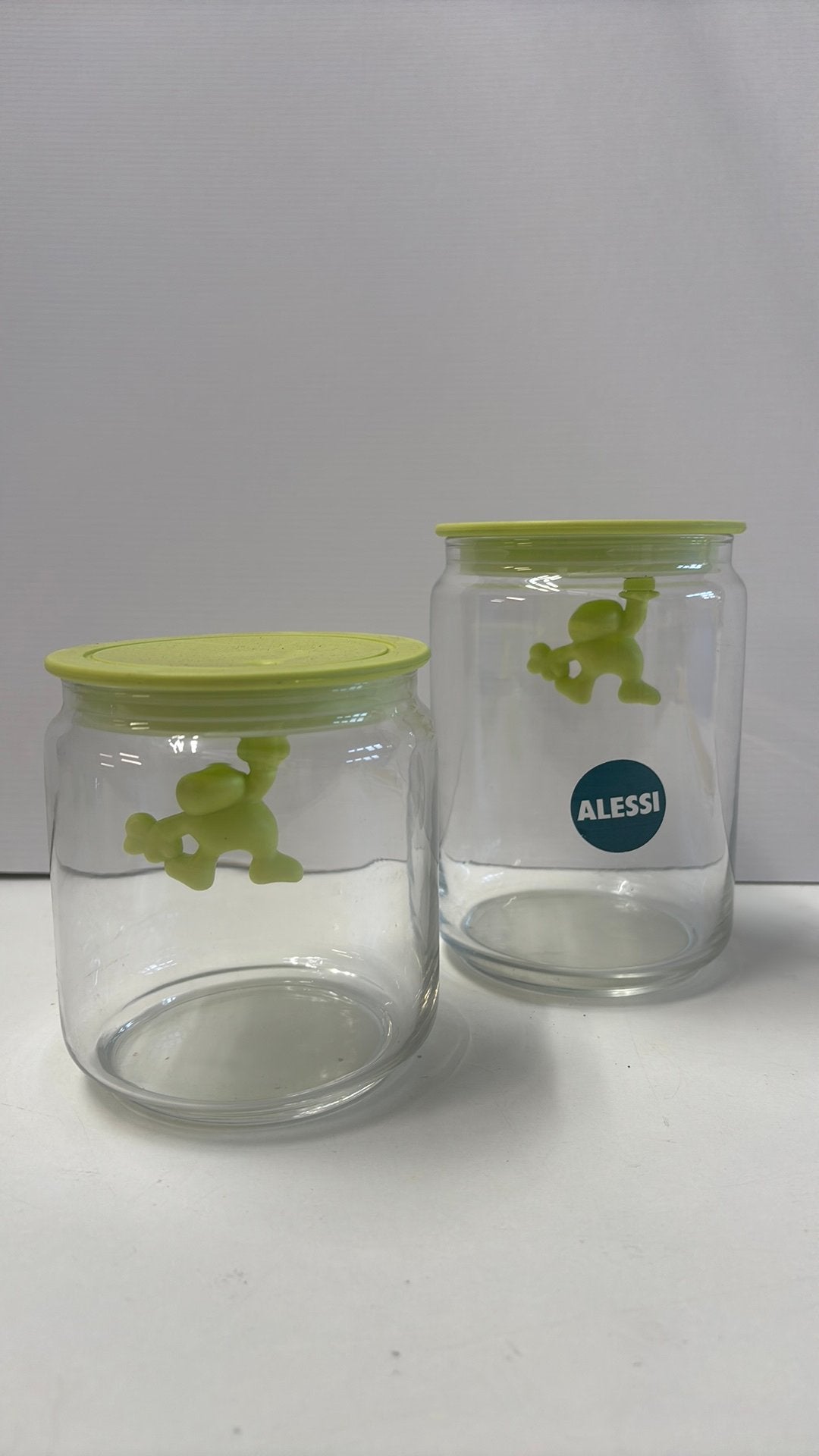 Set van 2  Alessi⁠ design voorraadpotten met deksel, Ophalen of Verzenden, Zo goed als nieuw, Overige typen