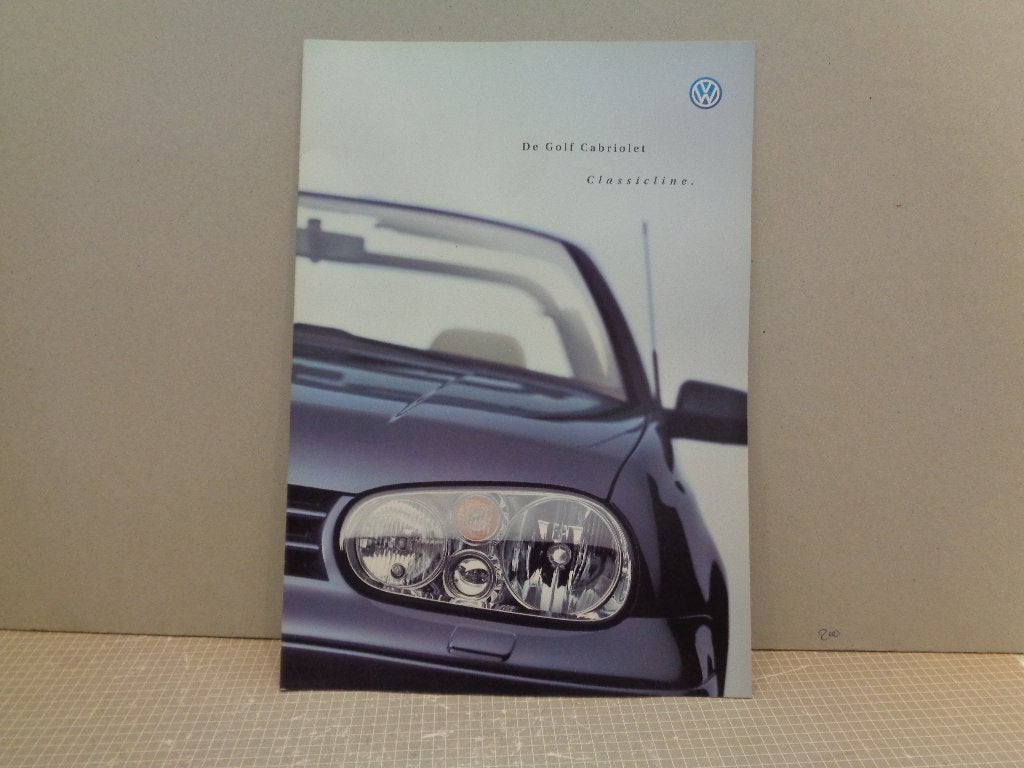 vw golf cabriolet folder, Ophalen of Verzenden, Zo goed als nieuw, Volkswagen