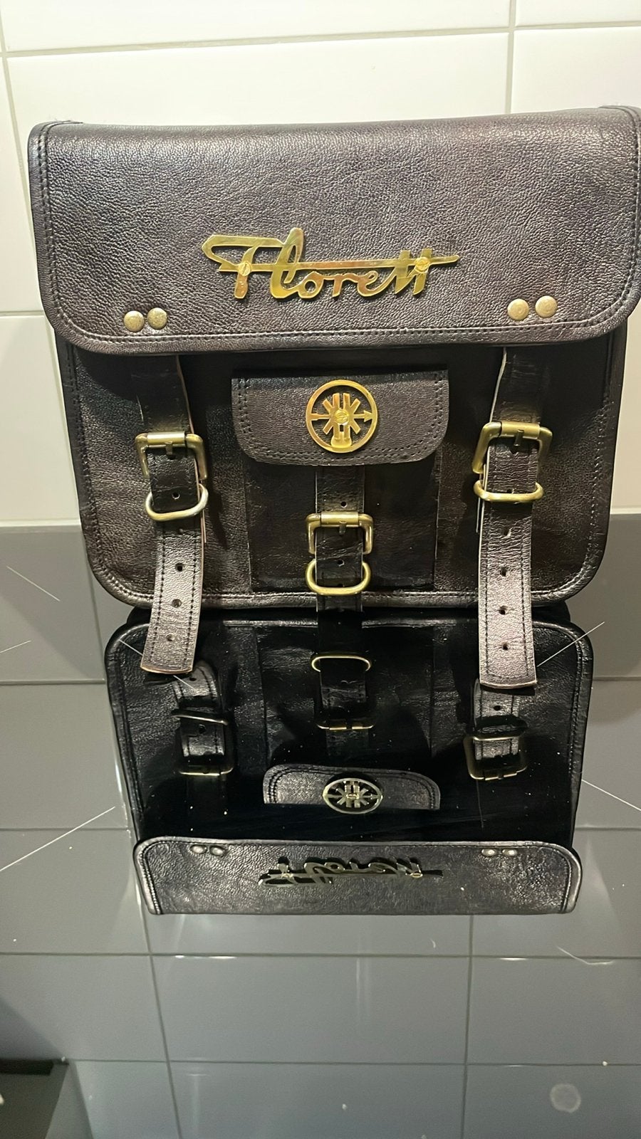 Kreidler Florett Bagagerek Leren Koffer/Tas - Zwart of Bruin, Ophalen of Verzenden, Nieuw